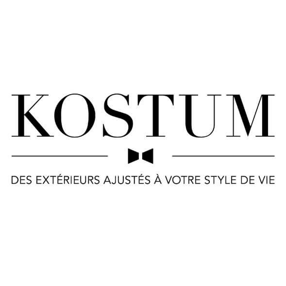 Logo Kostum - Des extérieurs ajustés à votre style de vie